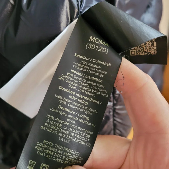 Kanuk black long winter coat with hood - Picture 8 of 9